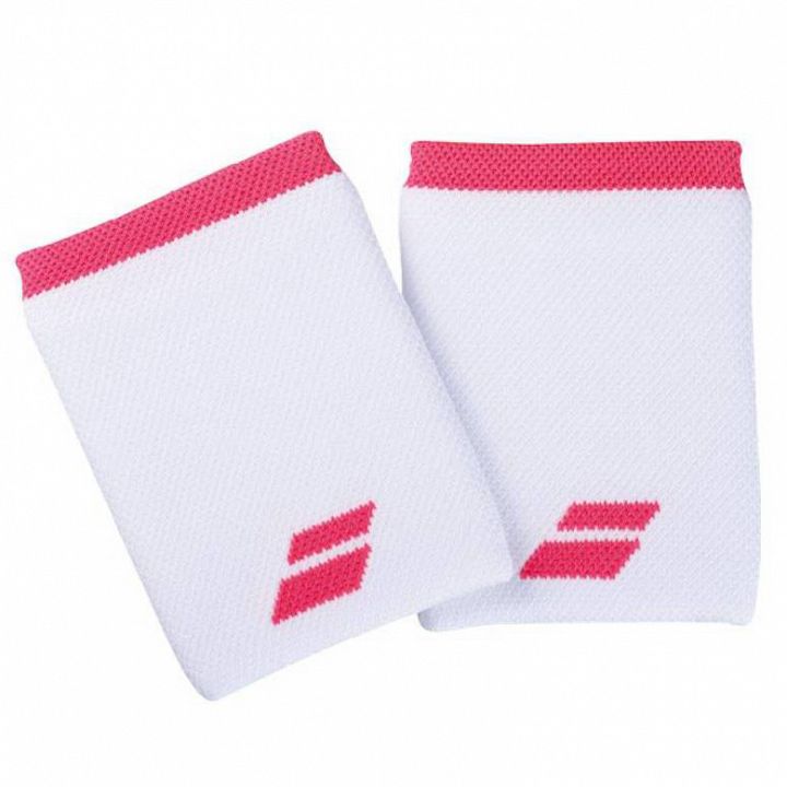 Babolat Jumbo Wristband 2x White / Fluo Strike